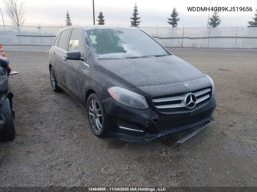 WDDMH4GB9KJ519656 2019 Mercedes-Benz B 250 4Matic Sports Tourer