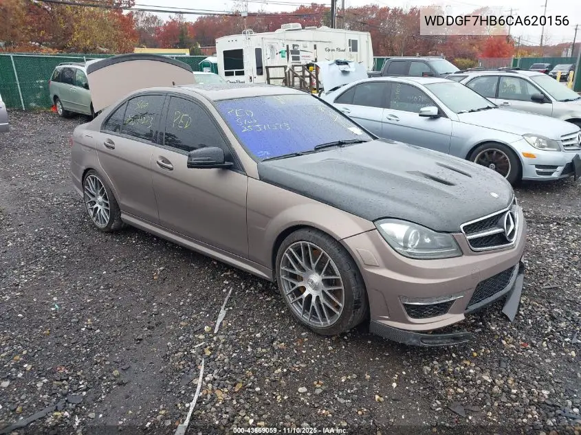WDDGF7HB6CA620156 2012 Mercedes-Benz C 63 Amg