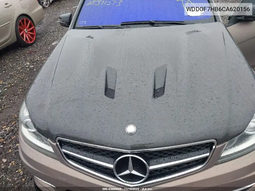 WDDGF7HB6CA620156 2012 Mercedes-Benz C 63 Amg