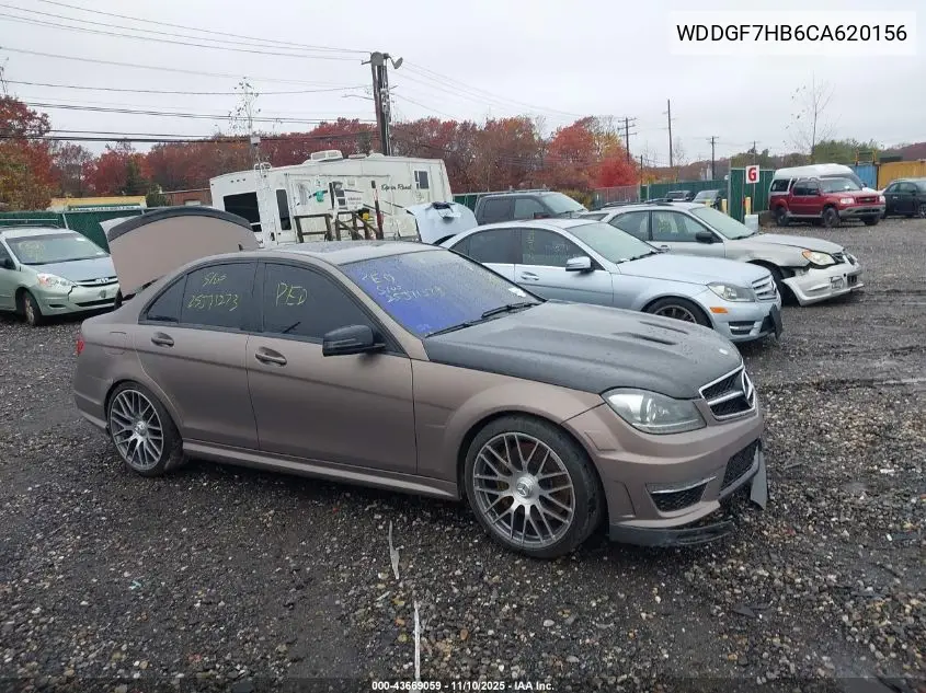 WDDGF7HB6CA620156 2012 Mercedes-Benz C 63 Amg