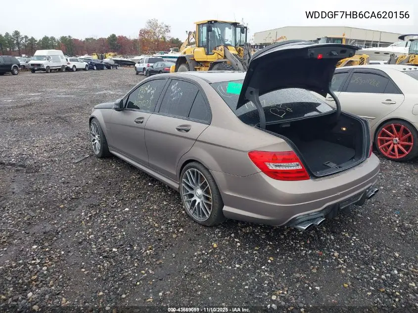 WDDGF7HB6CA620156 2012 Mercedes-Benz C 63 Amg