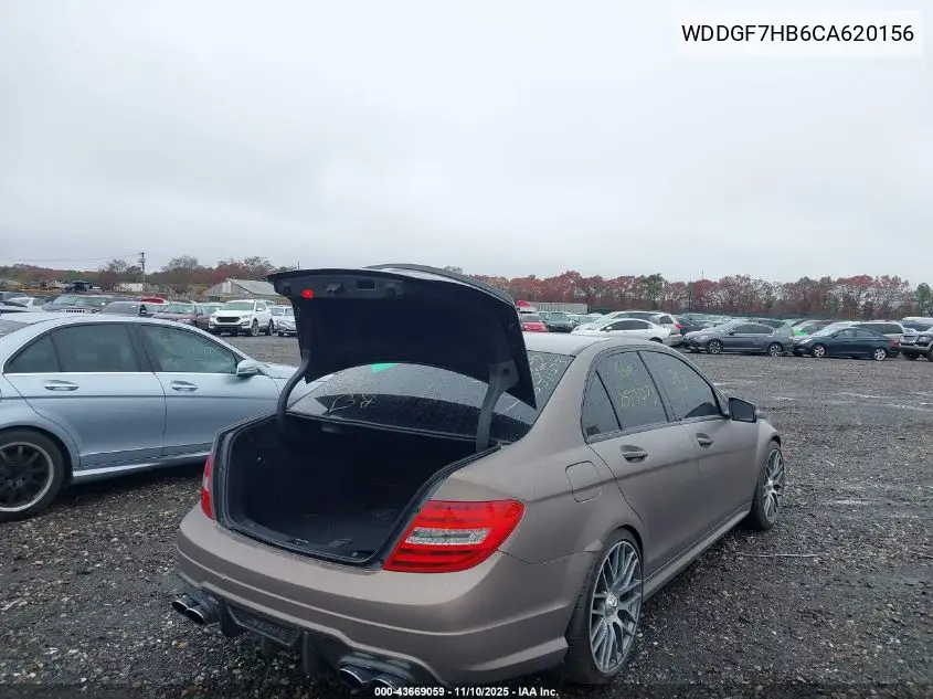 WDDGF7HB6CA620156 2012 Mercedes-Benz C 63 Amg