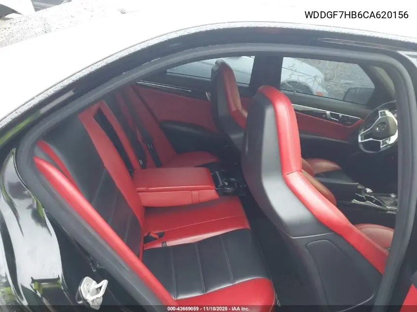 WDDGF7HB6CA620156 2012 Mercedes-Benz C 63 Amg