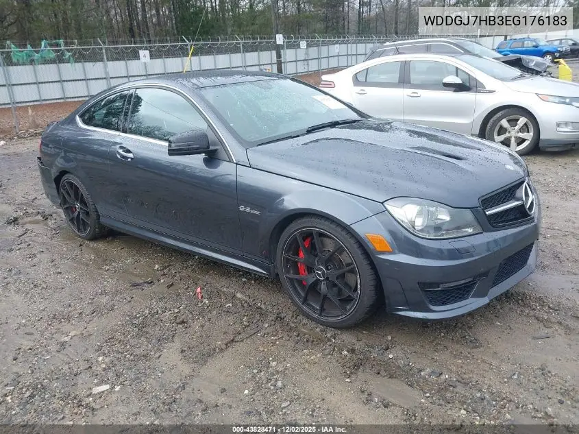 WDDGJ7HB3EG176183 2014 Mercedes-Benz C 63 Amg