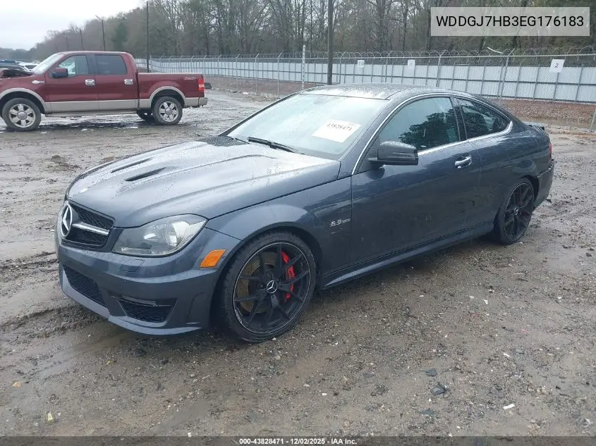 WDDGJ7HB3EG176183 2014 Mercedes-Benz C 63 Amg