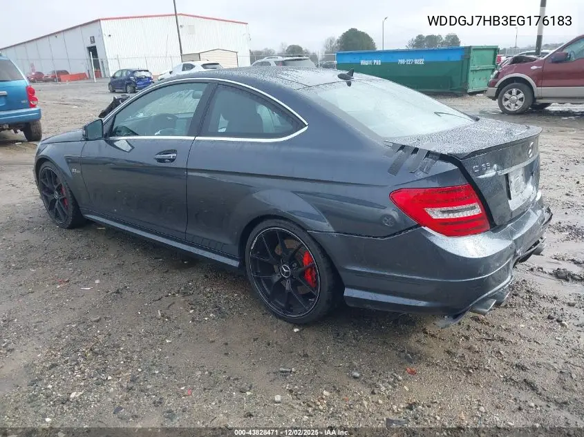WDDGJ7HB3EG176183 2014 Mercedes-Benz C 63 Amg