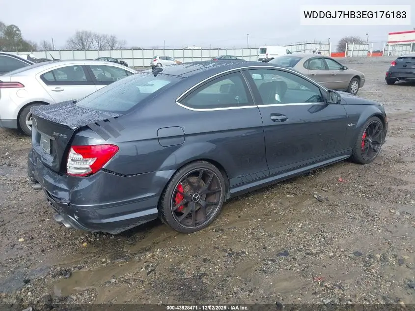 WDDGJ7HB3EG176183 2014 Mercedes-Benz C 63 Amg