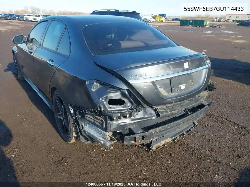 55SWF6EB7GU114433 2016 Mercedes-Benz C 450 Amg 4Matic
