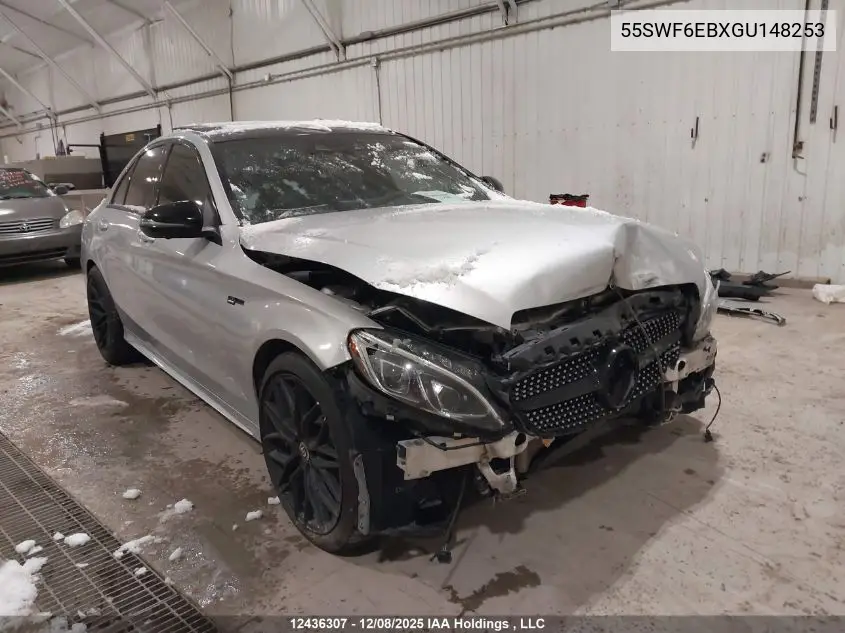 55SWF6EBXGU148253 2016 Mercedes-Benz C 450 Amg 4Matic