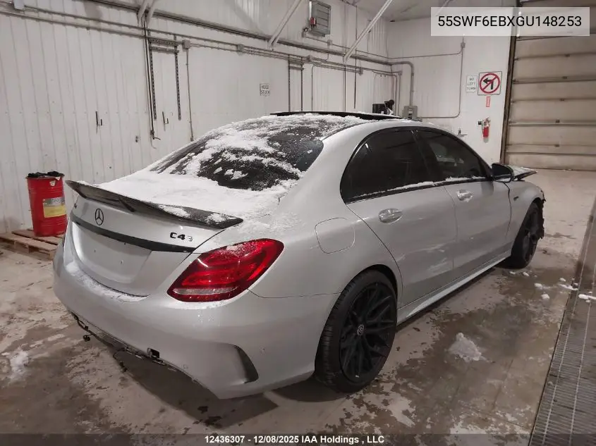 55SWF6EBXGU148253 2016 Mercedes-Benz C 450 Amg 4Matic