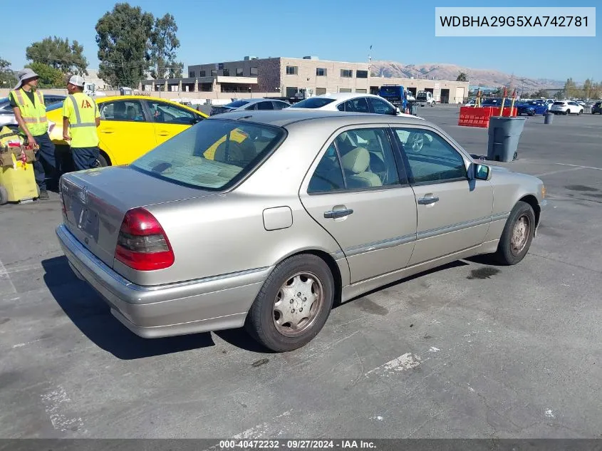 WDBHA29G5XA742781 1999 Mercedes-Benz C 280