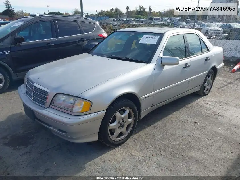 WDBHA29G7YA846965 2000 Mercedes-Benz C 280