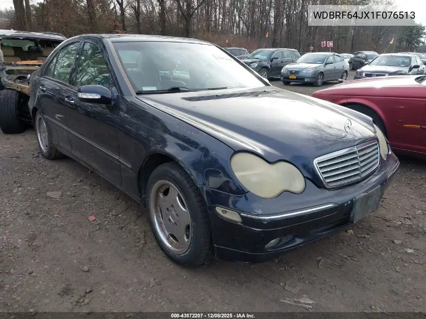 WDBRF64JX1F076513 2001 Mercedes-Benz C 320