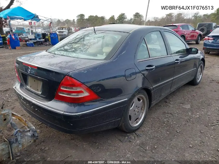 WDBRF64JX1F076513 2001 Mercedes-Benz C 320