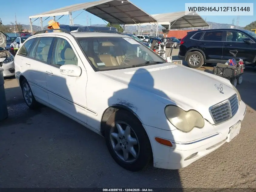 WDBRH64J12F151448 2002 Mercedes-Benz C 320