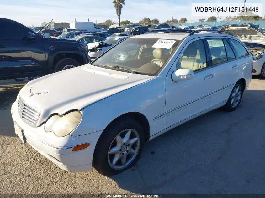 WDBRH64J12F151448 2002 Mercedes-Benz C 320