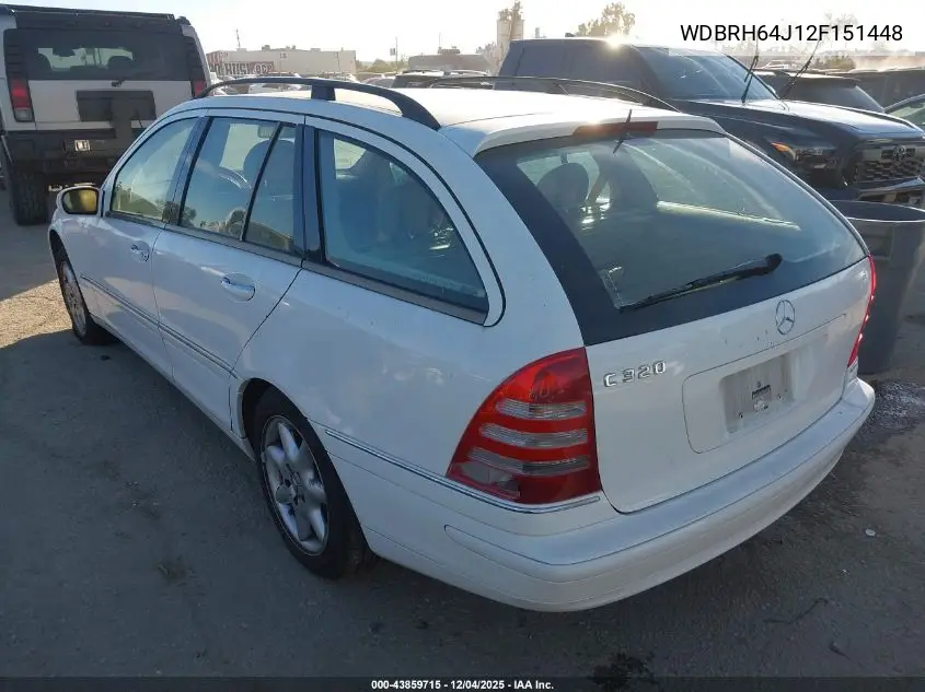 WDBRH64J12F151448 2002 Mercedes-Benz C 320