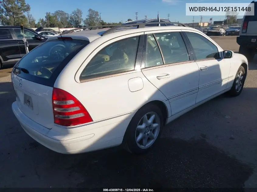WDBRH64J12F151448 2002 Mercedes-Benz C 320