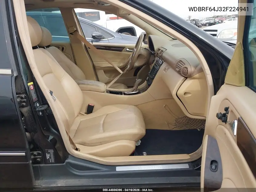 WDBRF64J32F224941 2002 Mercedes-Benz C 320