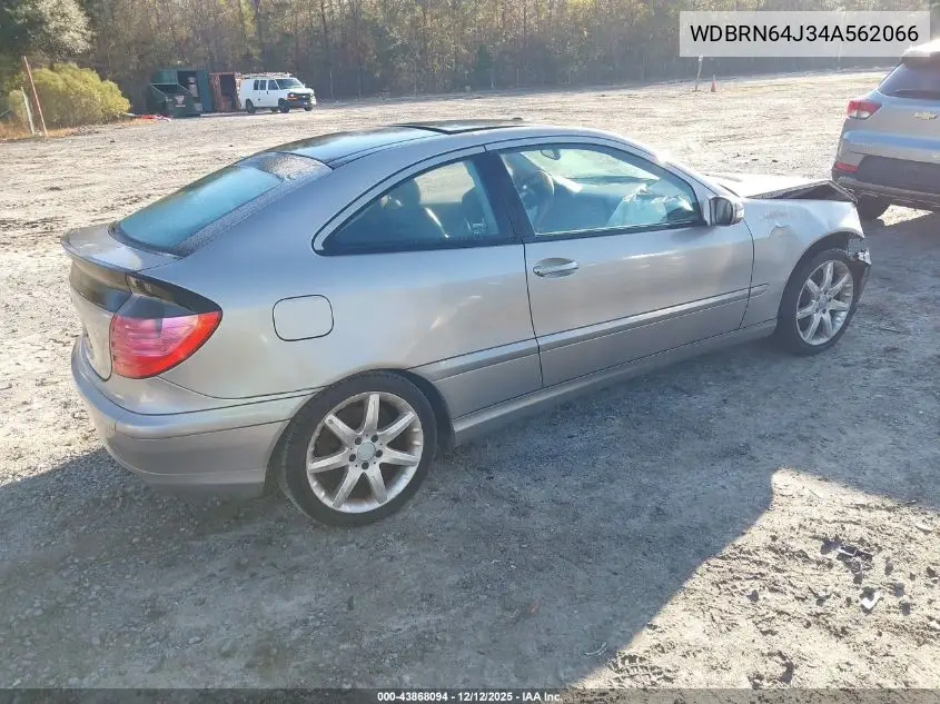 WDBRN64J34A562066 2004 Mercedes-Benz C 320 Sport