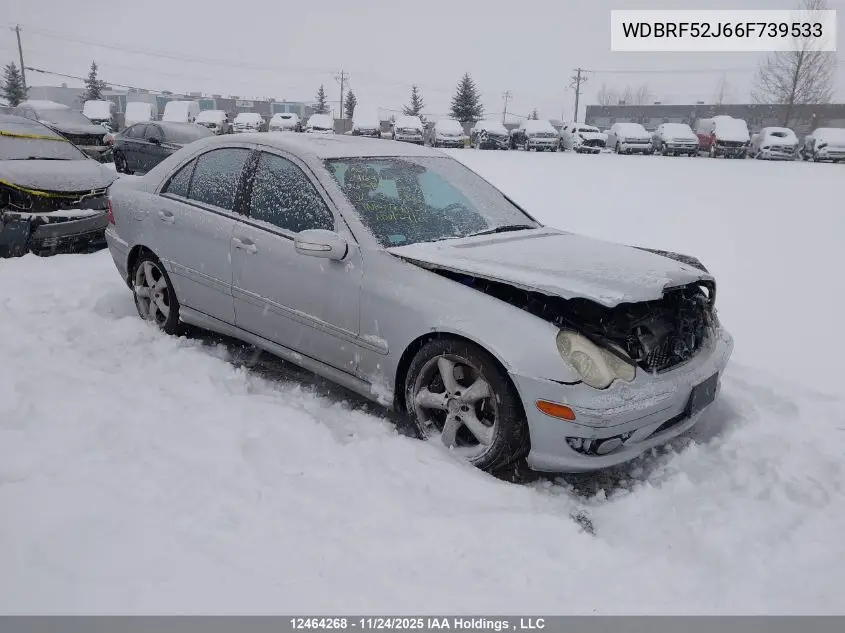 WDBRF52J66F739533 2006 Mercedes-Benz C 230