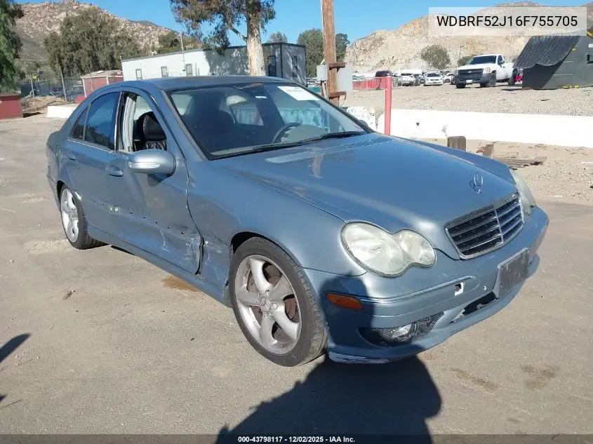 WDBRF52J16F755705 2006 Mercedes-Benz C 230 Sport