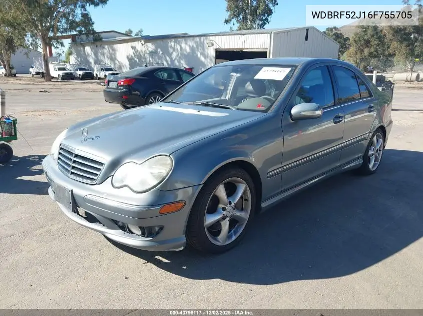 WDBRF52J16F755705 2006 Mercedes-Benz C 230 Sport