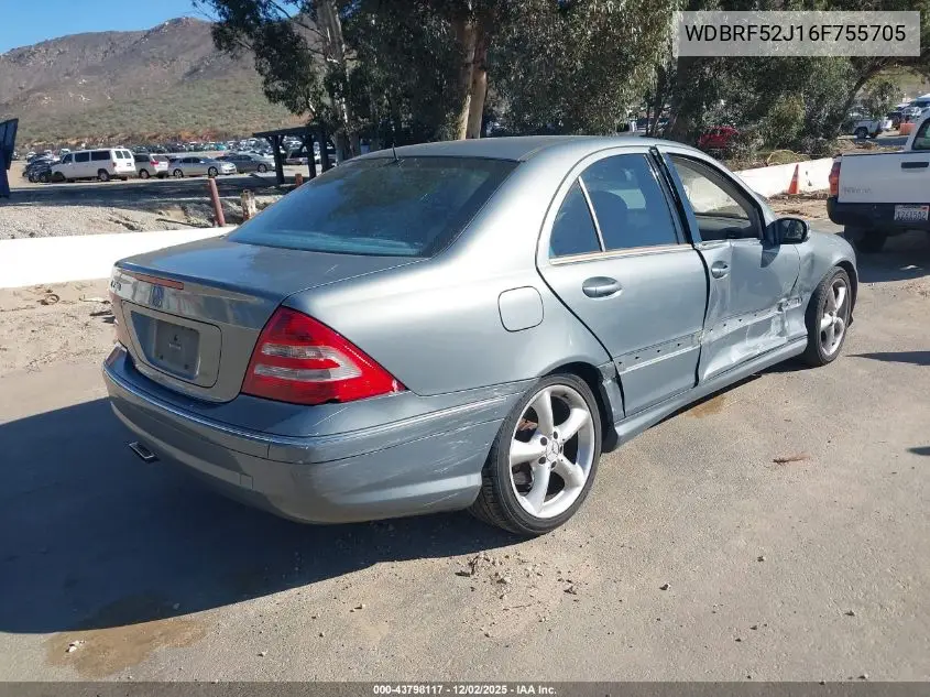WDBRF52J16F755705 2006 Mercedes-Benz C 230 Sport