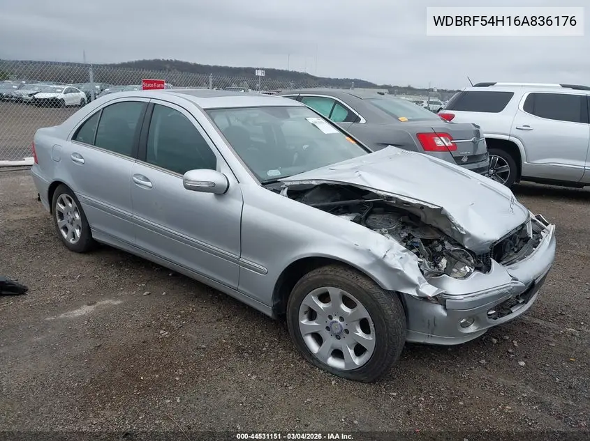 WDBRF54H16A836176 2006 Mercedes-Benz C 280 Luxury