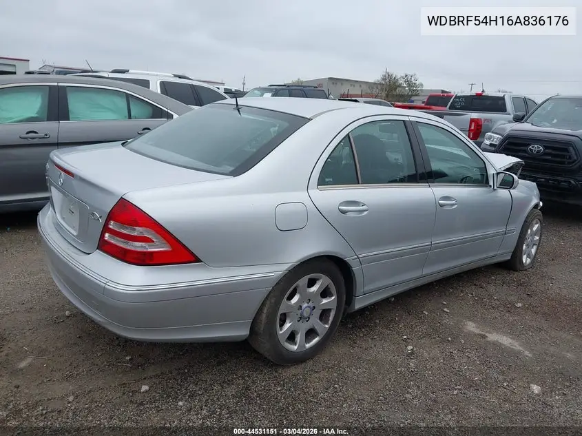WDBRF54H16A836176 2006 Mercedes-Benz C 280 Luxury