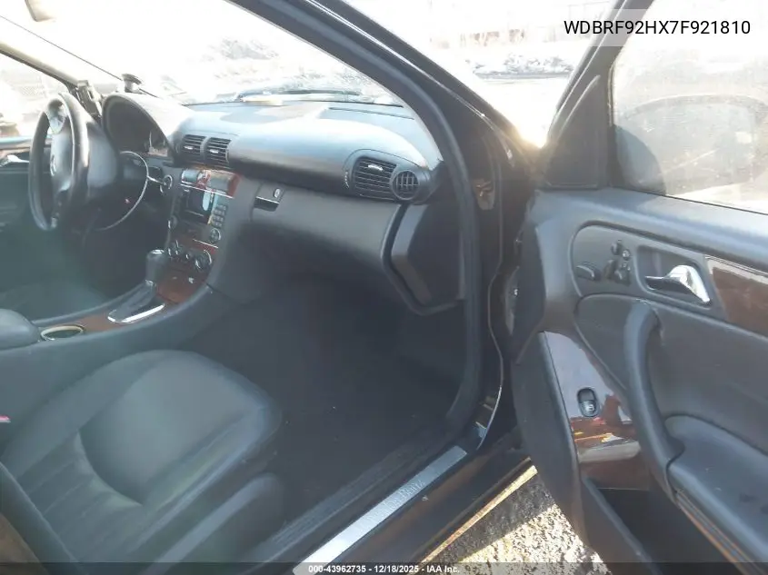 WDBRF92HX7F921810 2007 Mercedes-Benz C 280 Luxury 4Matic