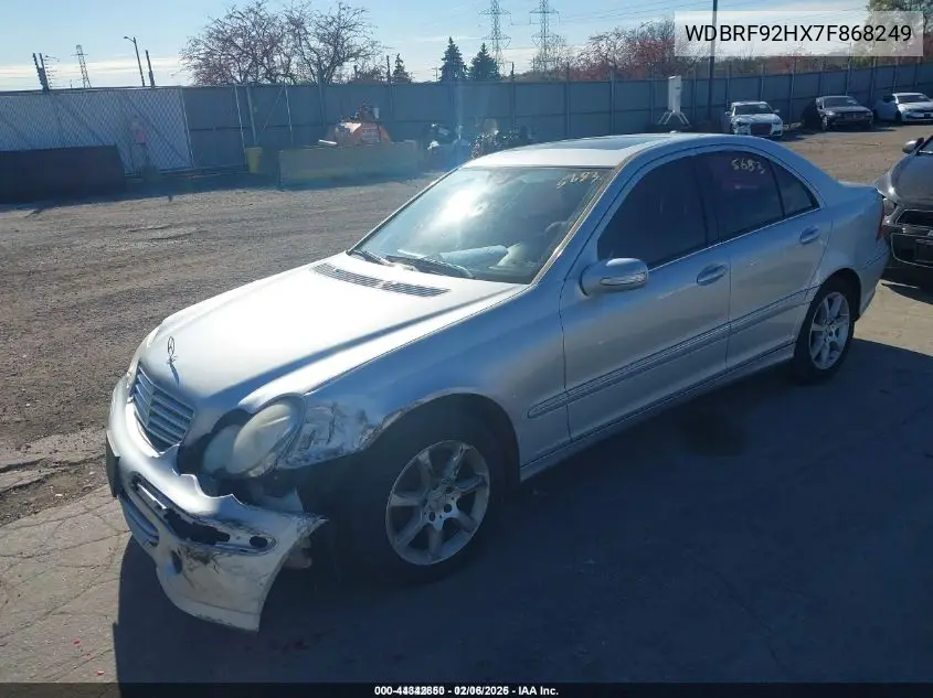 WDBRF92HX7F868249 2007 Mercedes-Benz C 280 Luxury 4Matic