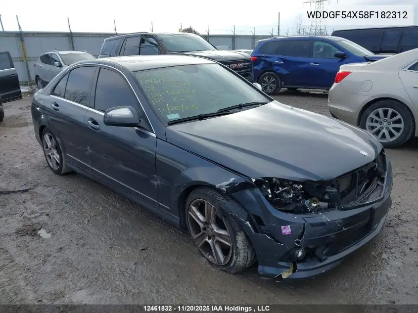 WDDGF54X58F182312 2008 Mercedes-Benz C 300 300