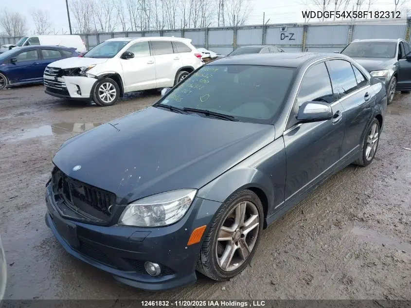 WDDGF54X58F182312 2008 Mercedes-Benz C 300 300