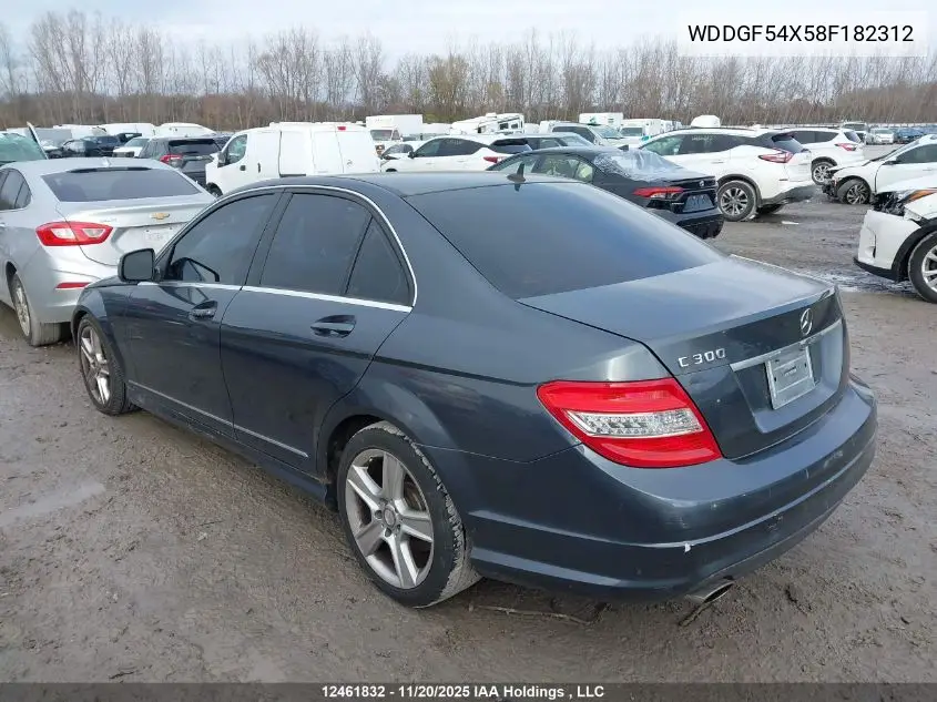 WDDGF54X58F182312 2008 Mercedes-Benz C 300 300