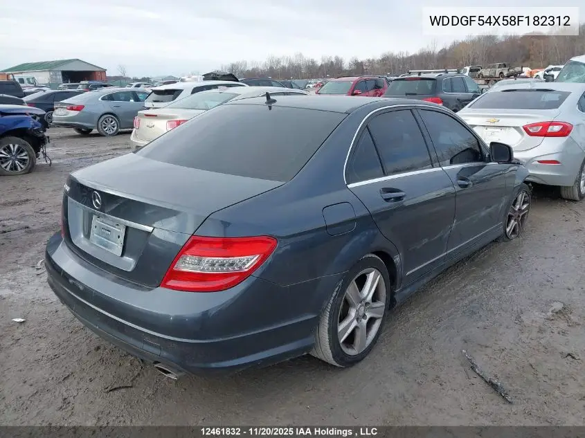 WDDGF54X58F182312 2008 Mercedes-Benz C 300 300