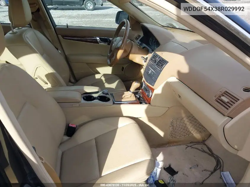 WDDGF54X38R029992 2008 Mercedes-Benz C 300 Luxury