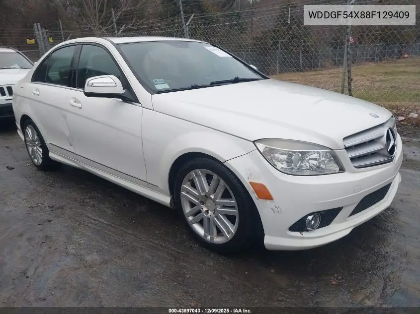 WDDGF54X88F129409 2008 Mercedes-Benz C 300 Luxury/Sport