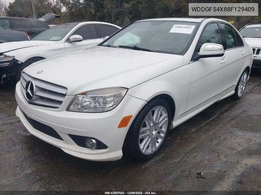WDDGF54X88F129409 2008 Mercedes-Benz C 300 Luxury/Sport