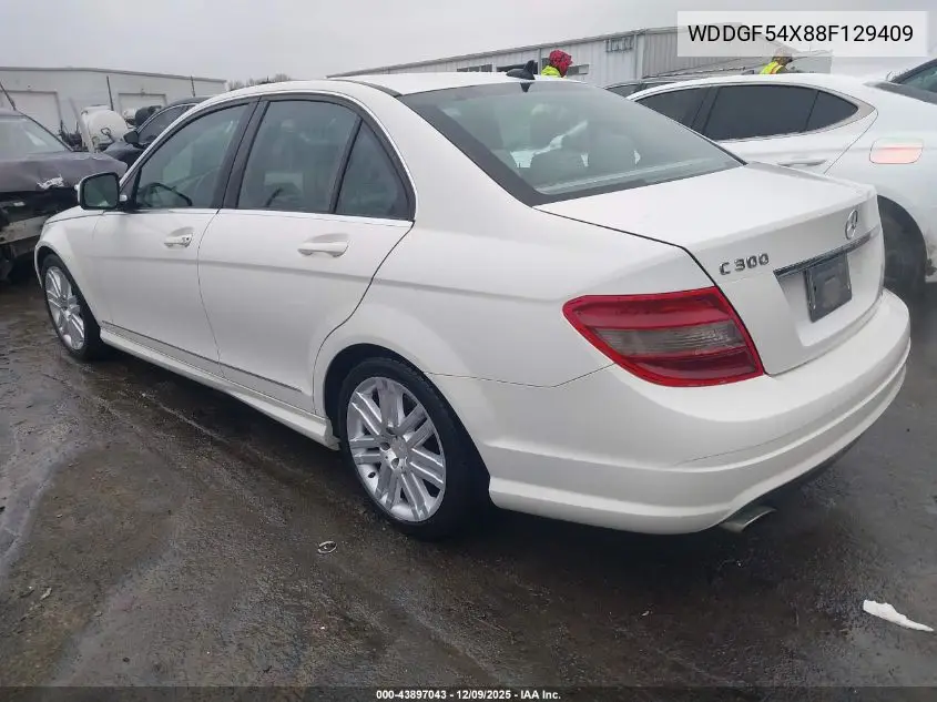 WDDGF54X88F129409 2008 Mercedes-Benz C 300 Luxury/Sport