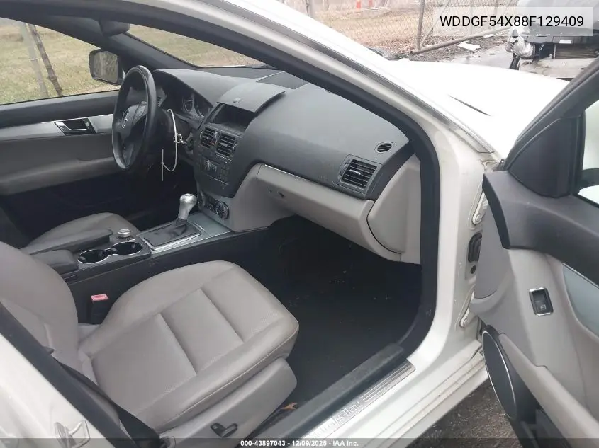 WDDGF54X88F129409 2008 Mercedes-Benz C 300 Luxury/Sport