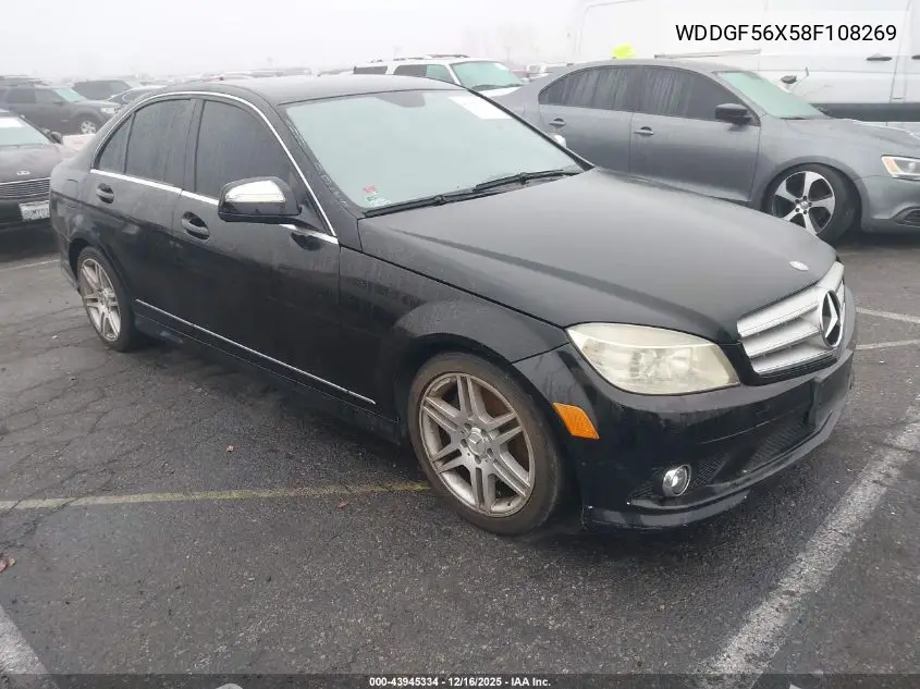 WDDGF56X58F108269 2008 Mercedes-Benz C 350 Sport