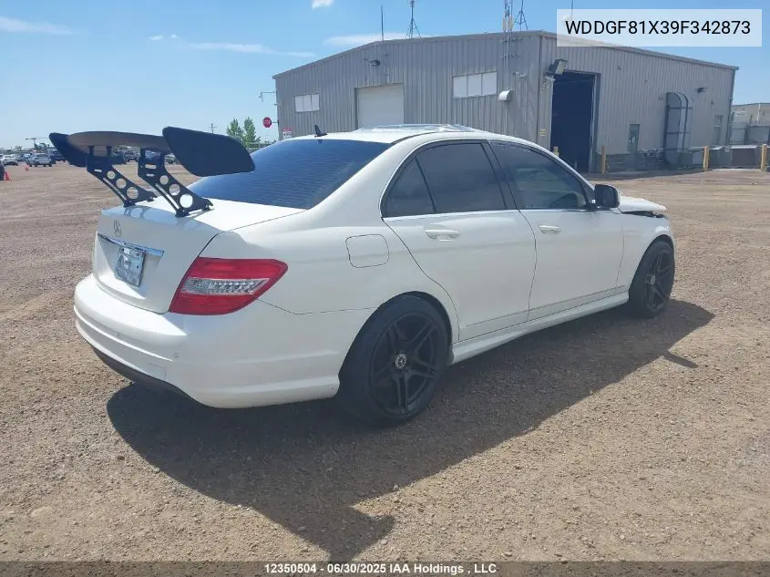 WDDGF81X39F342873 2009 Mercedes-Benz C 300 4Matic