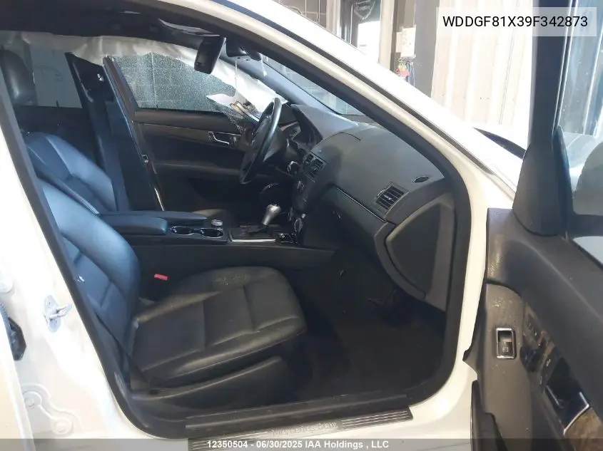 WDDGF81X39F342873 2009 Mercedes-Benz C 300 4Matic