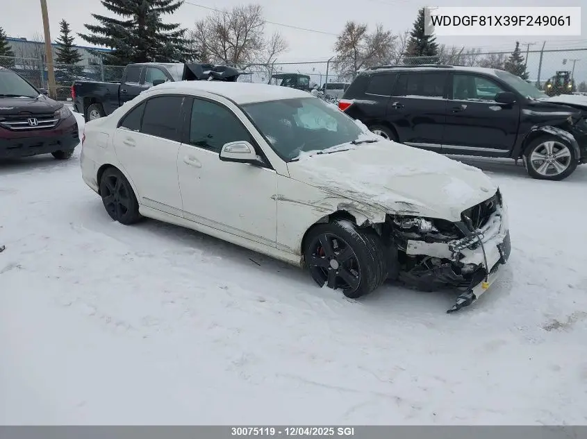 WDDGF81X39F249061 2009 Mercedes-Benz C 300 4Matic