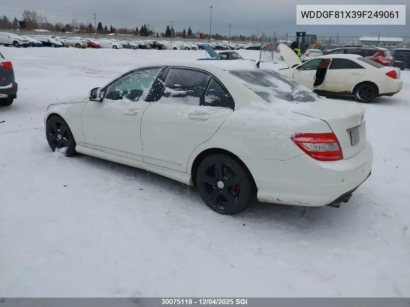 WDDGF81X39F249061 2009 Mercedes-Benz C 300 4Matic