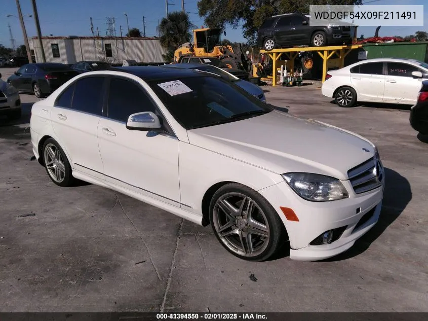 2009 Mercedes-Benz C 300 Luxury/Sport VIN: WDDGF54X09F211491 Lot: 41394550