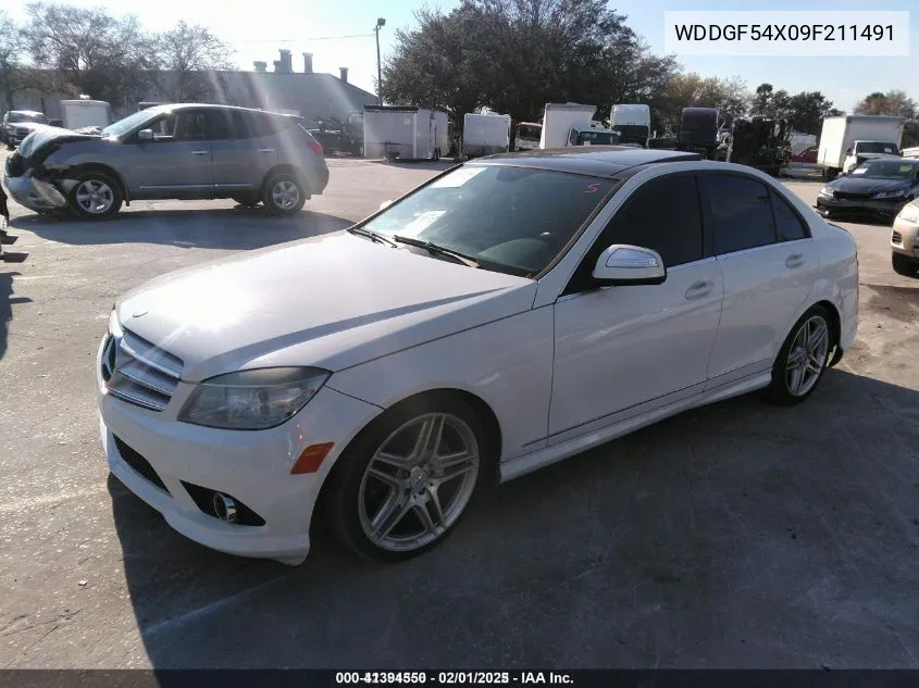 2009 Mercedes-Benz C 300 Luxury/Sport VIN: WDDGF54X09F211491 Lot: 41394550