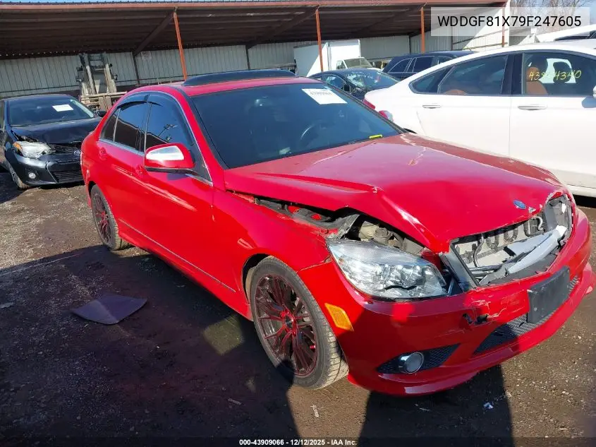 WDDGF81X79F247605 2009 Mercedes-Benz C 300 Luxury 4Matic/Sport 4Matic