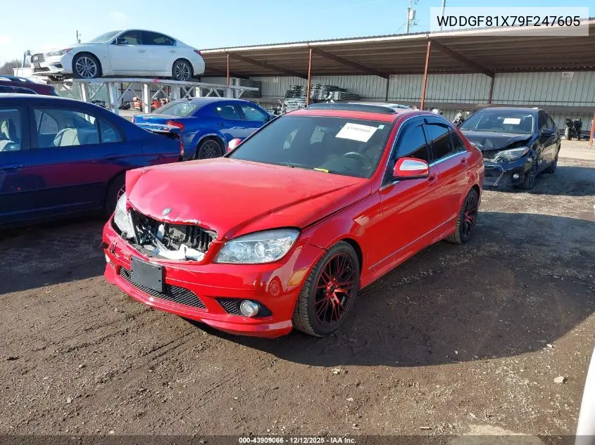 WDDGF81X79F247605 2009 Mercedes-Benz C 300 Luxury 4Matic/Sport 4Matic